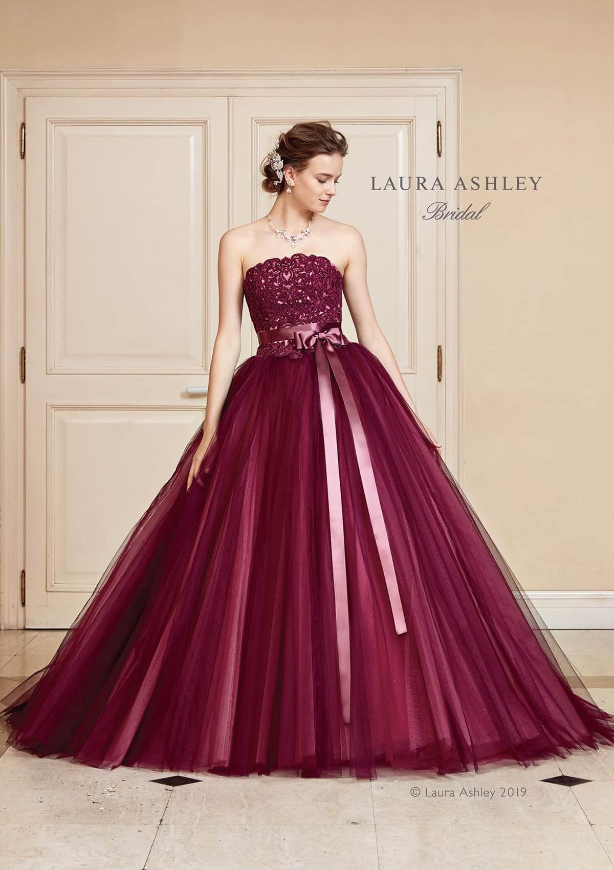 Shizu Bridal Salon／LAURA-ASHLEY_No.420（LA88） | ウエディングドレス.jp