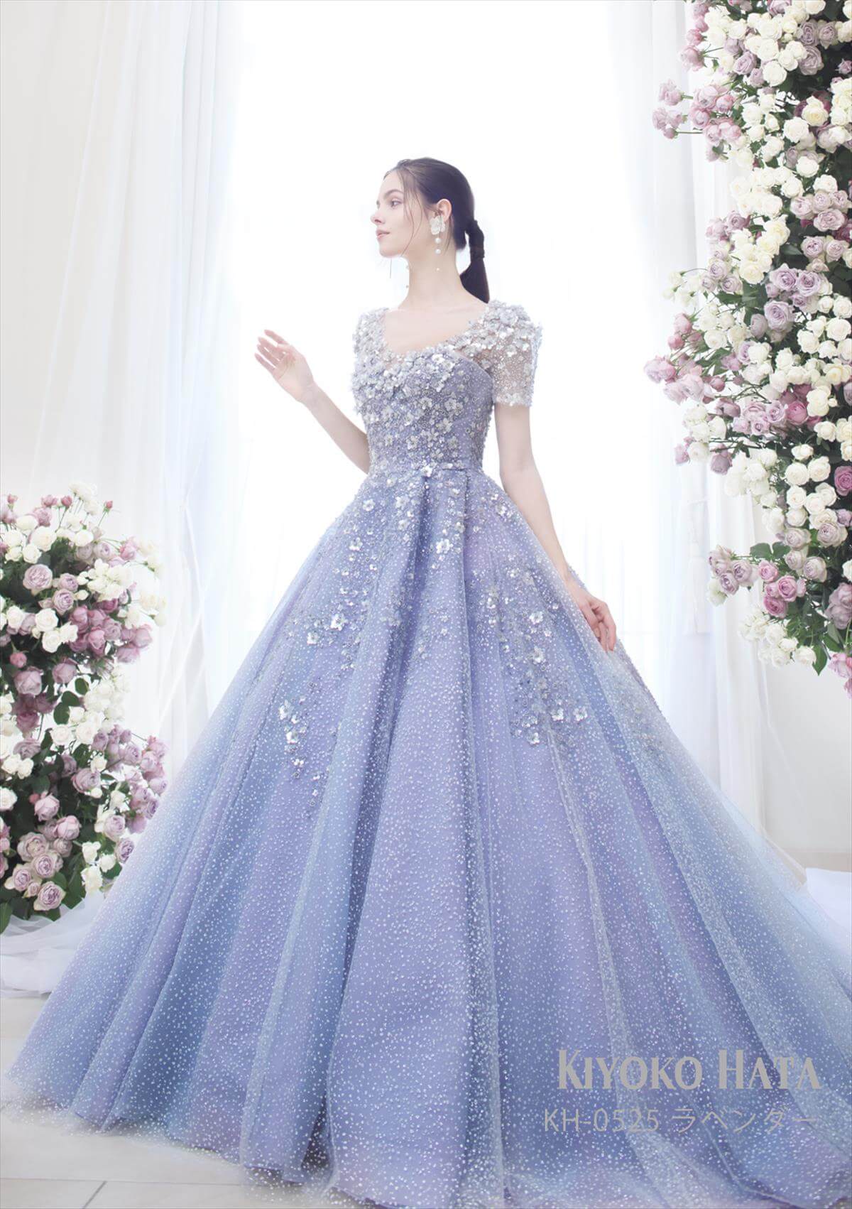 あのリストバンド付き‼️【ナダル】ウィンターコレクション　上下ウェア BRIDAL NAGANO COSTUME KH-0525ラベンダー | ウエディングドレス.jp